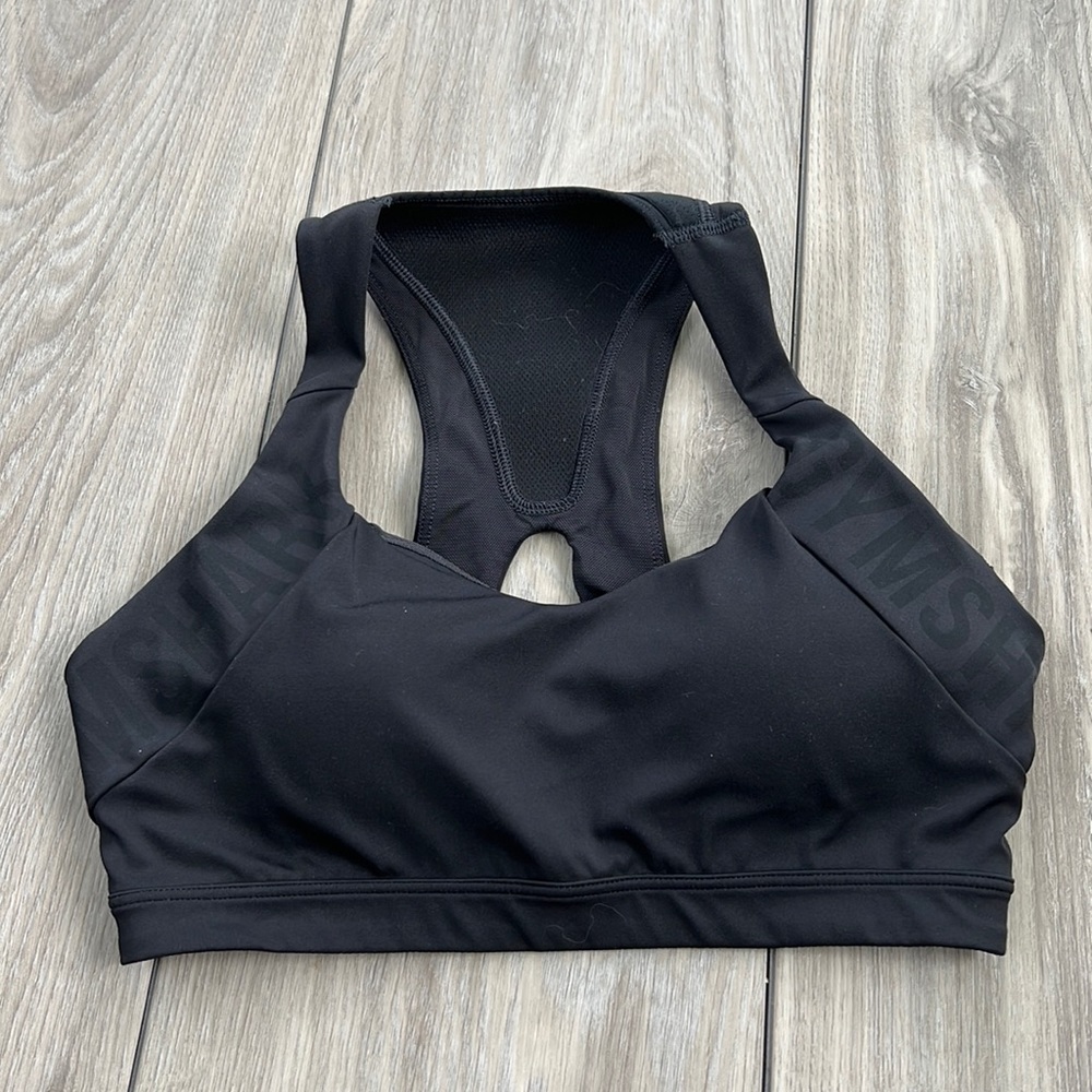 Gymshark GS Power Sports Bra - Black small